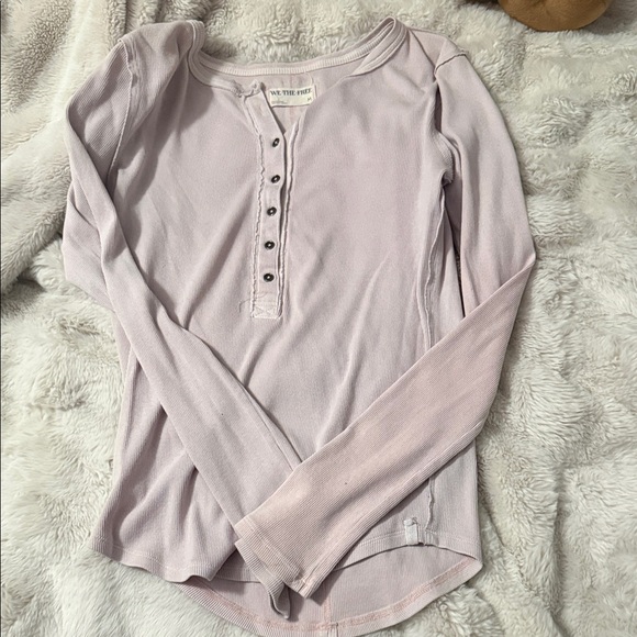 We The Free Tops - We The Free Light Pink Long Sleeve Top